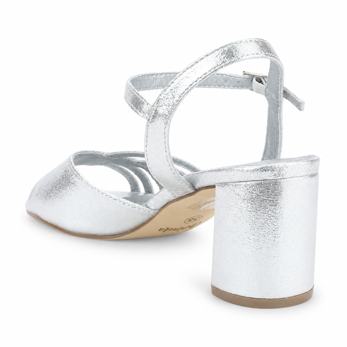 Sandalia Plateado Mujer Casual Chalada Foly