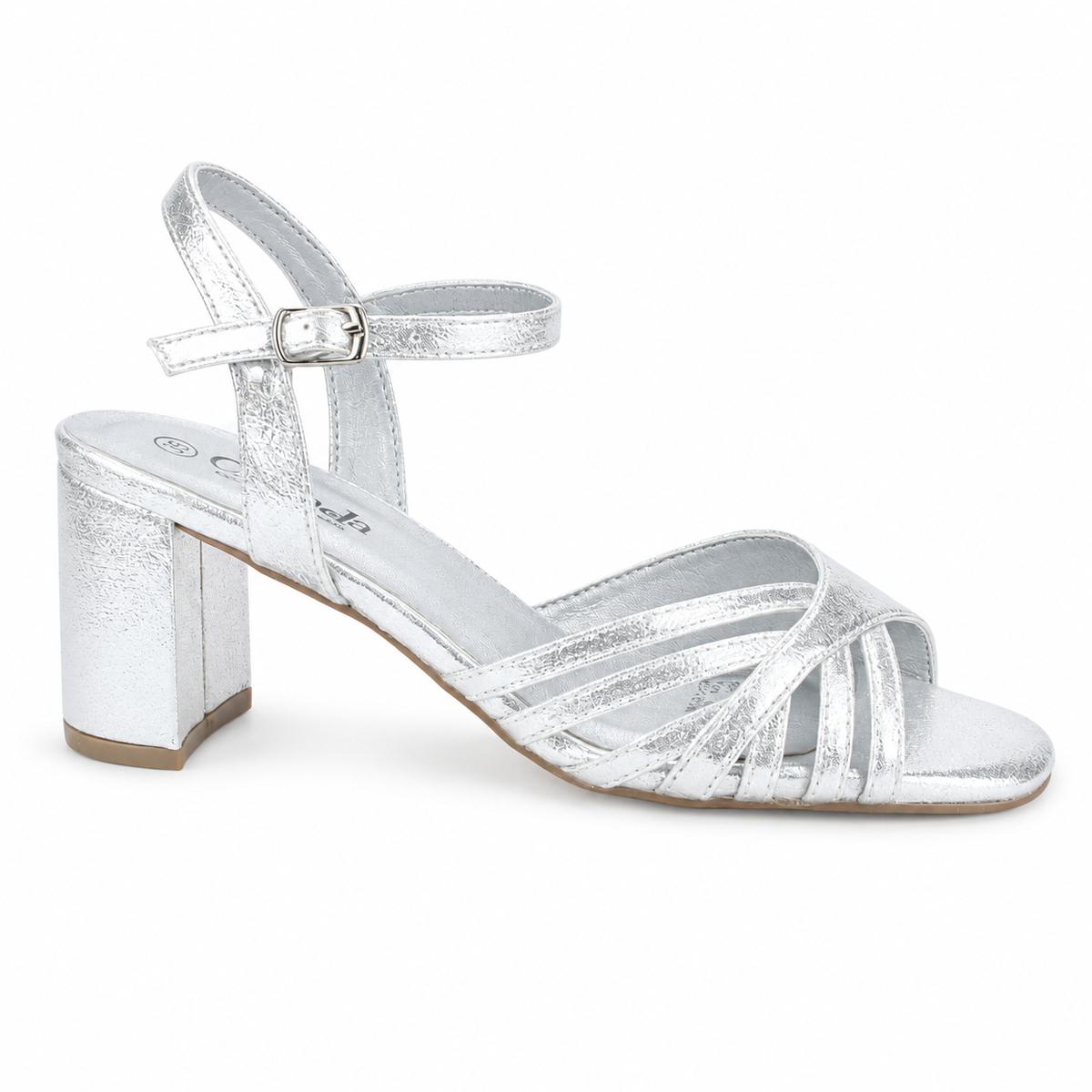 Sandalia Plateado Mujer Casual Chalada Foly