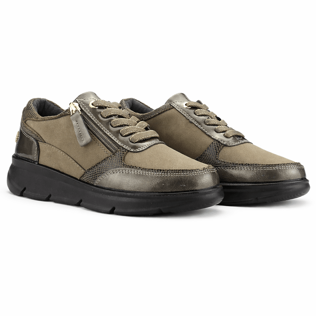 Zapatilla Beige Mujer Casual Chalada Graki