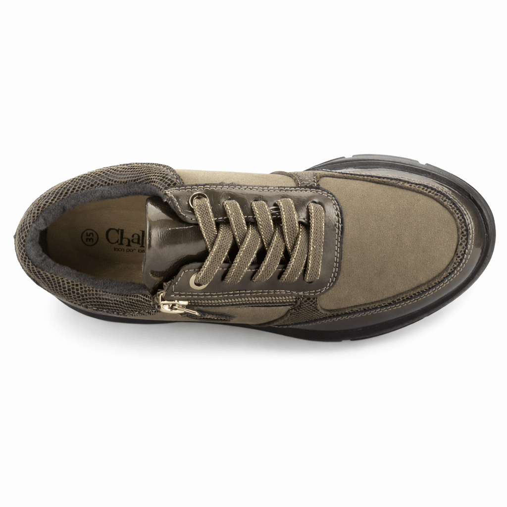 Zapatilla Beige Mujer Casual Chalada Graki