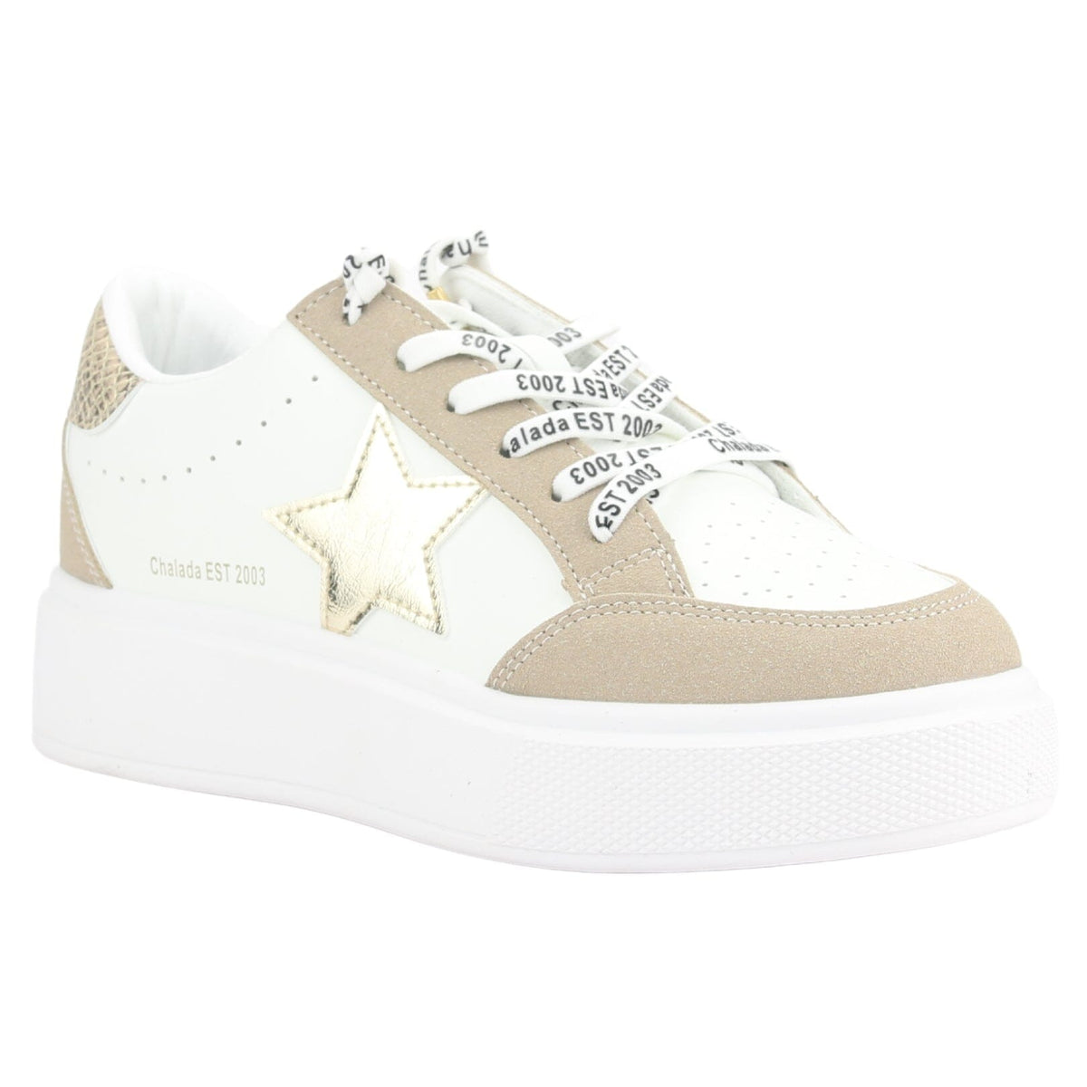 Zapatilla Chalada Mujer Candy-36 Blanco Urbano