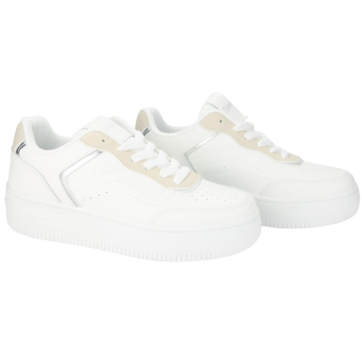 Zapatilla Chalada Mujer Joggo-1 Blanco Plata
