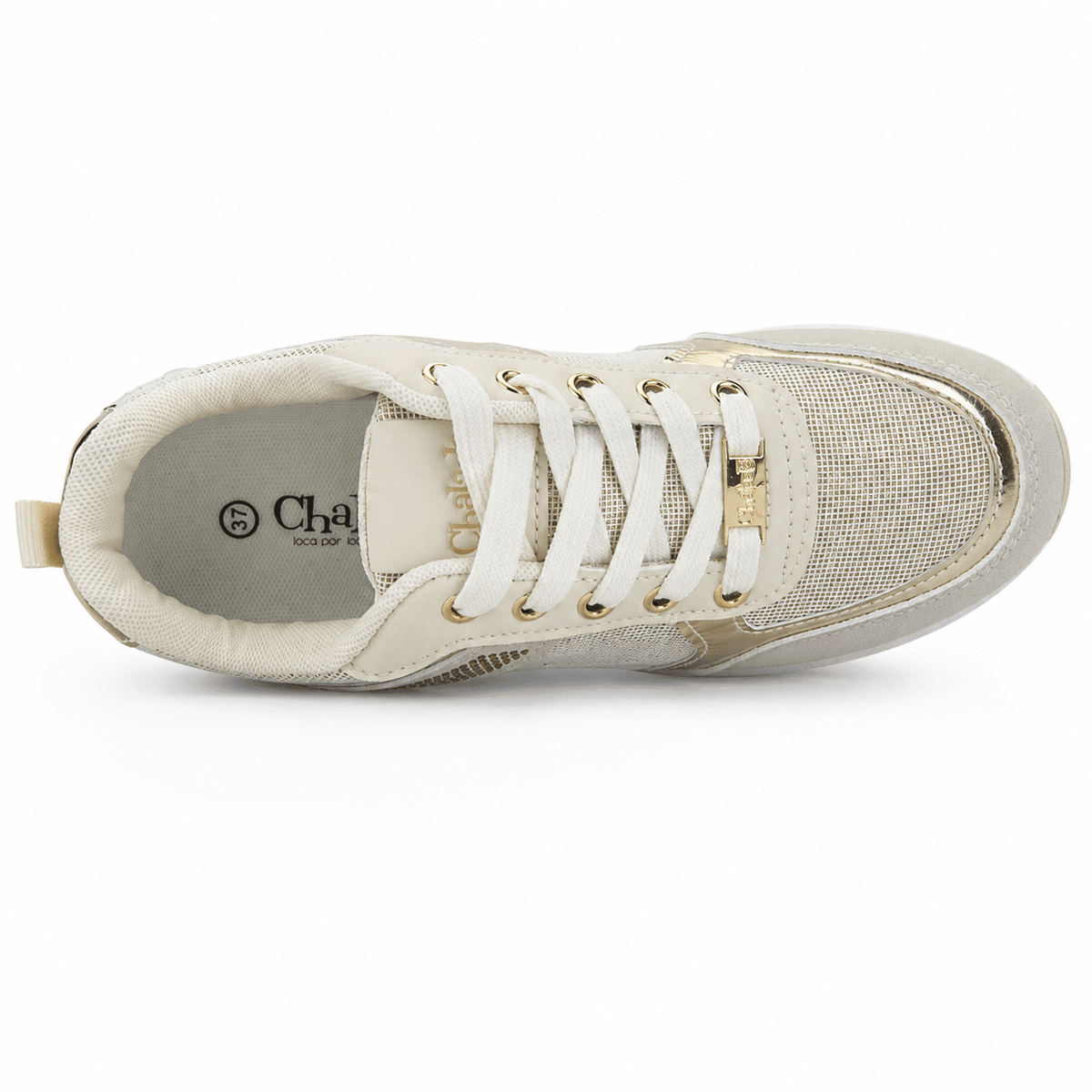 Zapatilla Dorado Mujer Urbano Chalada Bolki