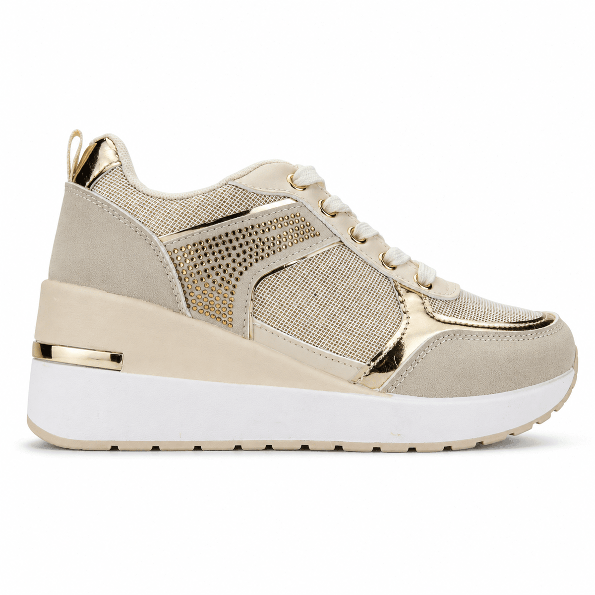 Zapatilla Dorado Mujer Urbano Chalada Bolki