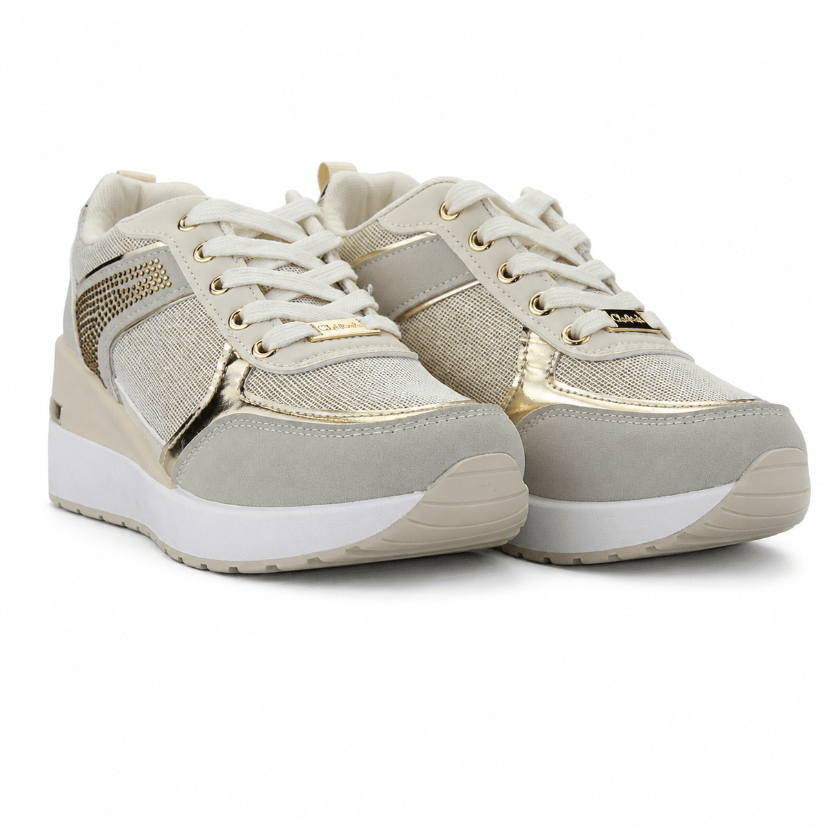Zapatilla Dorado Mujer Urbano Chalada Bolki