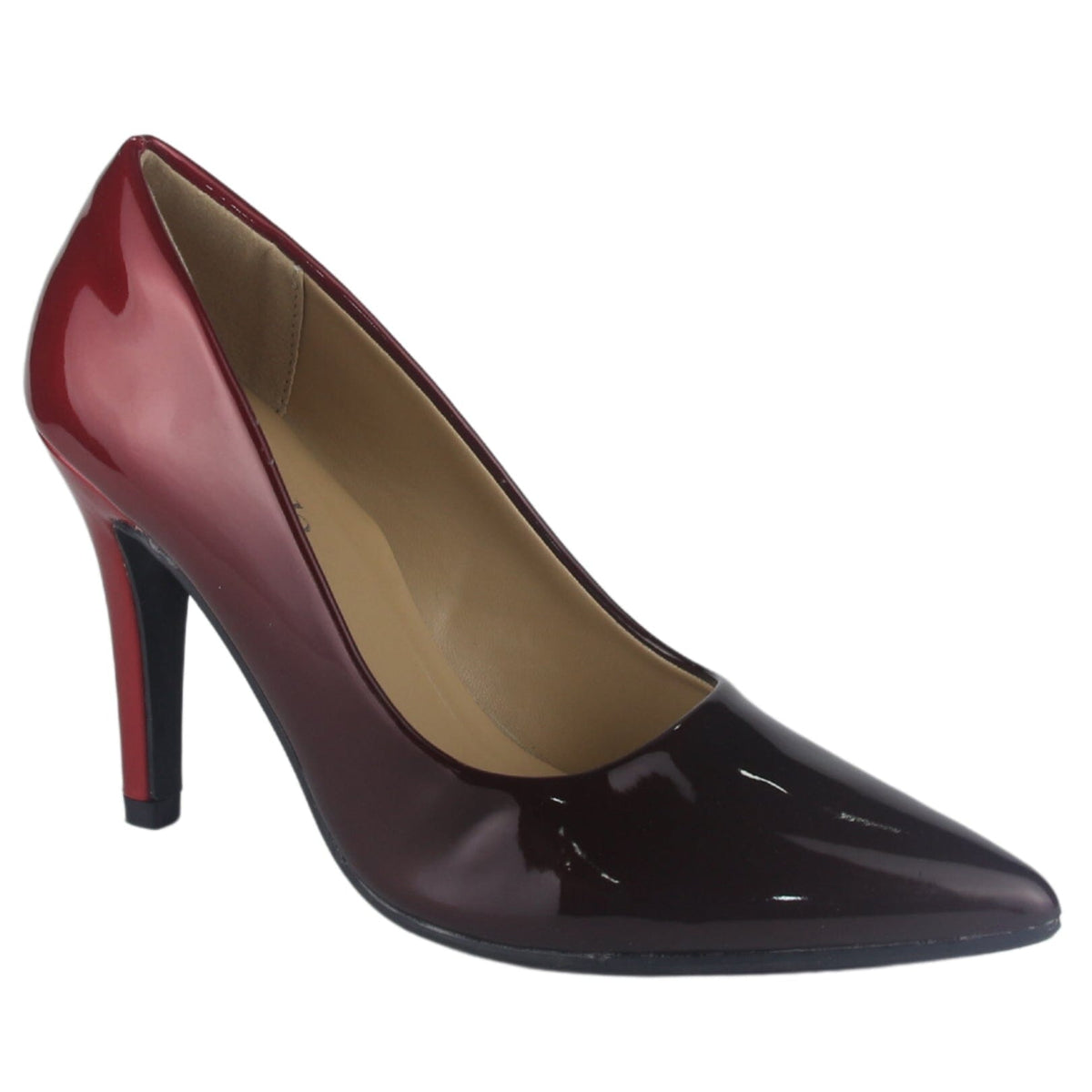 Zapato Chalada Mujer Clora-20 Burdeo Moda