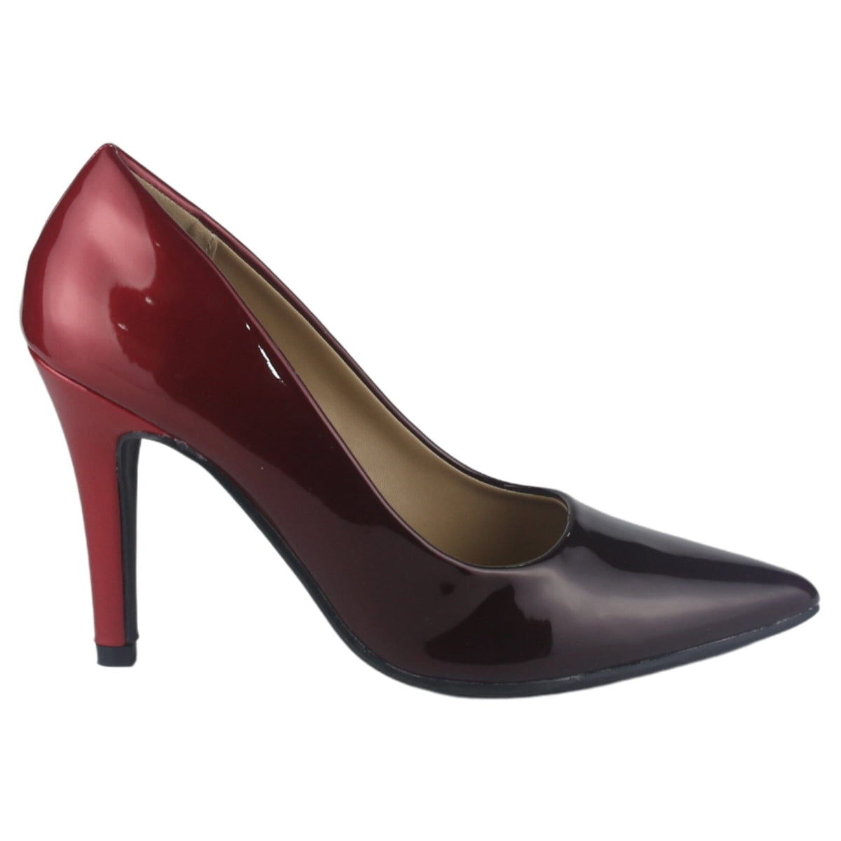 Zapato Chalada Mujer Clora-20 Burdeo Moda