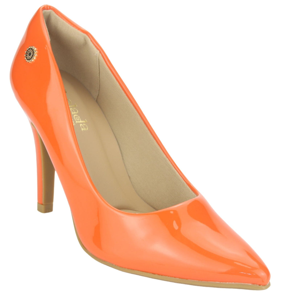 Zapato Chalada Mujer Clora-4 Naranjo
