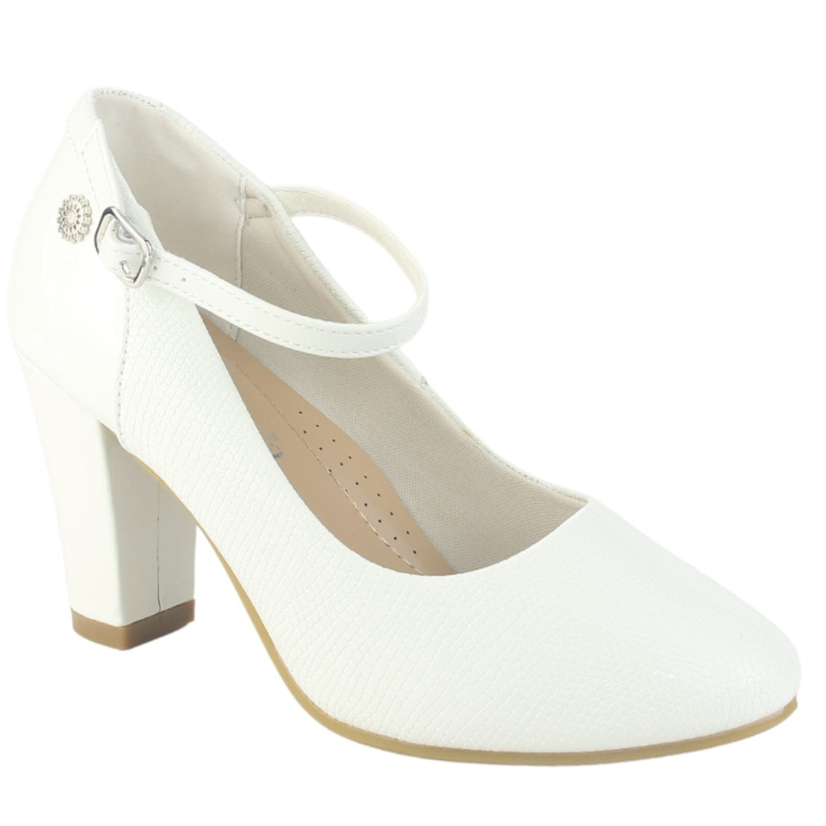 Zapato Chalada Mujer Cobna-2 Blanco