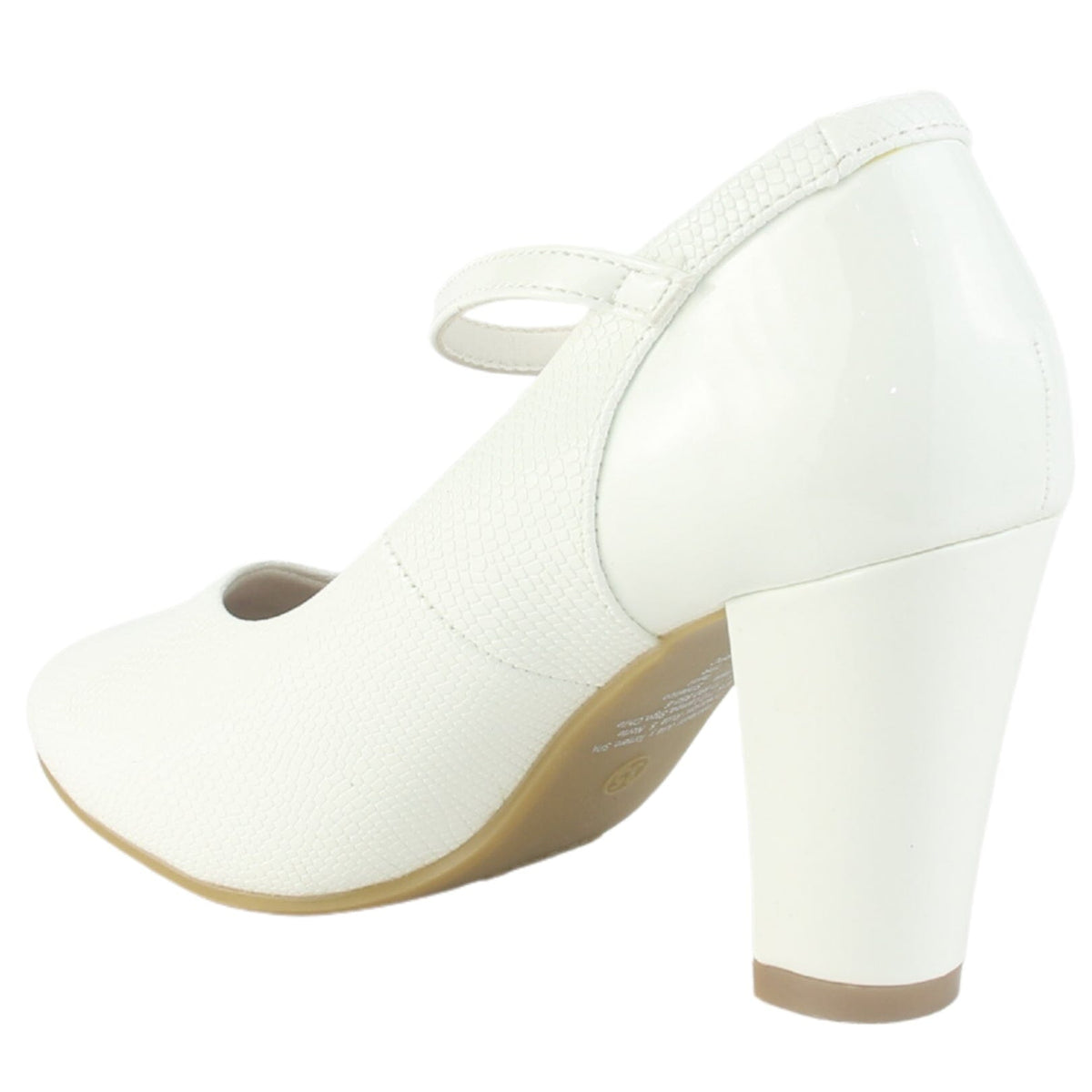 Zapato Chalada Mujer Cobna-2 Blanco