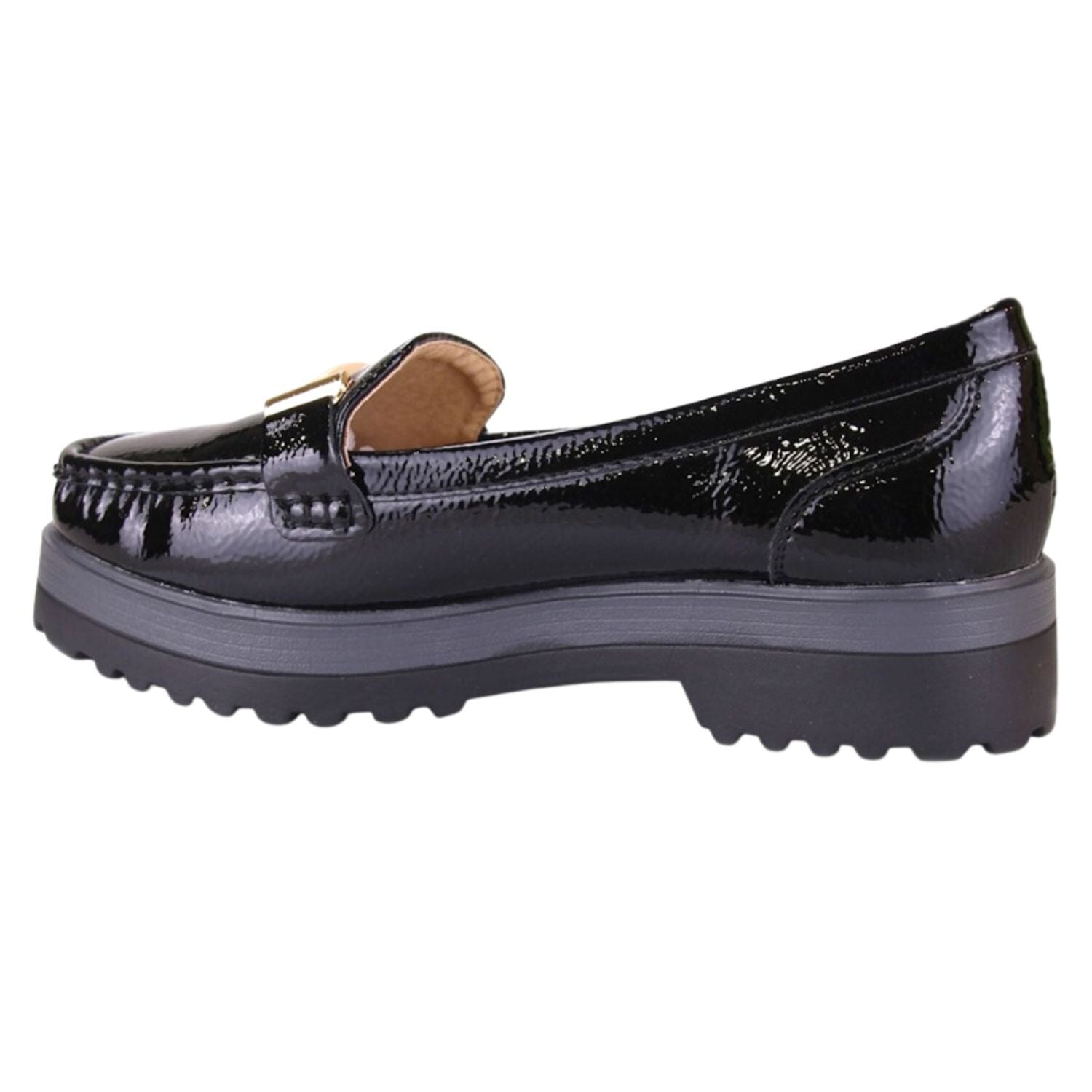 Zapato Chalada Mujer Grand-12 Negro Plataforma Zapatos Chalada