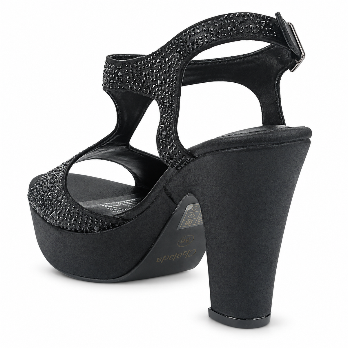 Sandalia Negro Mujer Casual Chalada Cosimo