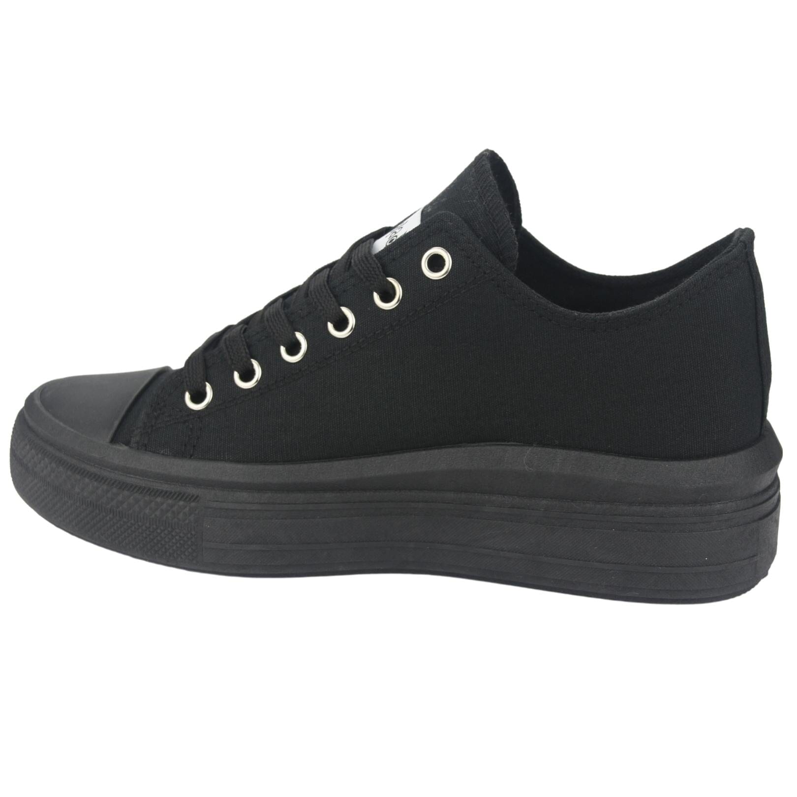 Zapatilla Chalada Mujer Clu-10 Negro Urbano